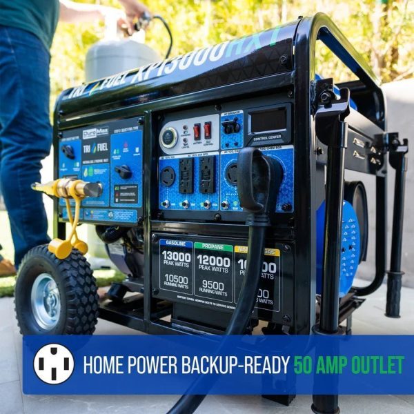 XP13000HXT_006_936x936_71b0c8a8-6349-4cba-ba6b-8b6d860aaf50.jpg DuroMax XP13000HXT 13,000 Watt Electric Start Tri-Fuel Portable Generator w/ CO Alert