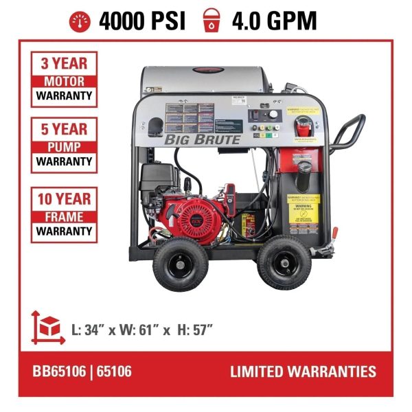 a-13-1-1_c99e516a-b337-4e68-bf1d-30b708f72525.jpg Simpson BB65106 Big Brute Professional 4000 PSI (Gas-Hot Water) Pressure Washer