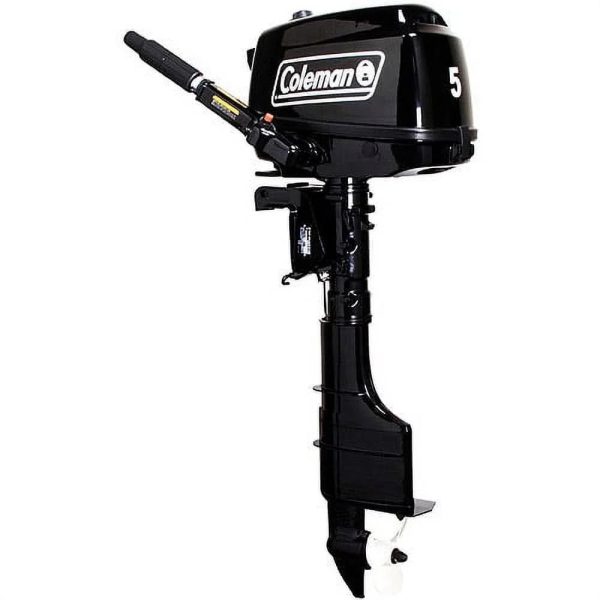a1-334-1.jpg Coleman Powersports 5 HP 4 Stroke Outboards Boat Motors with Easy Pull Start F5BMS