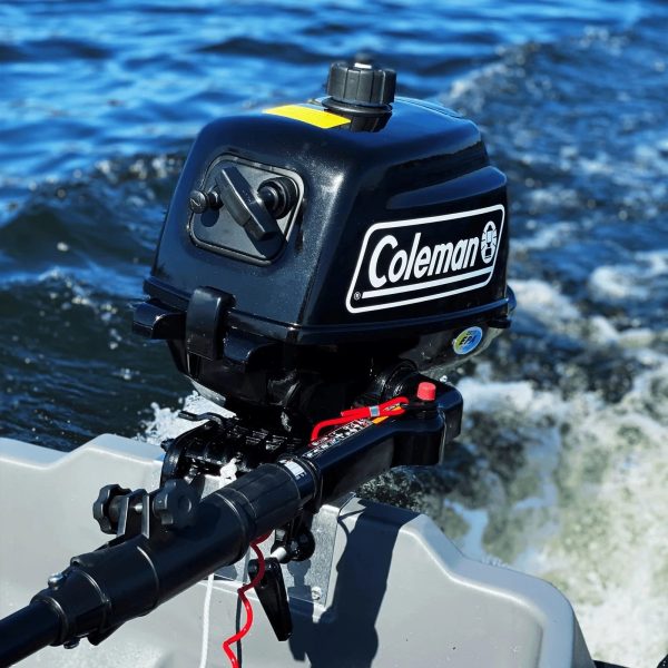 a2-169-1.jpg Coleman Powersports 5 HP 4 Stroke Outboards Boat Motors with Easy Pull Start F5BMS
