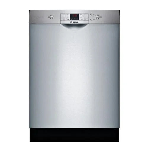 a4-8-1.jpg Bosch 100 Series PureDry 50-Decibel Front Control 24-in Built-In Dishwashers (Fingerprint-Resistant Stainless Steel) ENERGY STAR