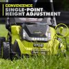 RYOBI 80v Hp brushless 30″ self-propelled dual-blade lawn mower kit