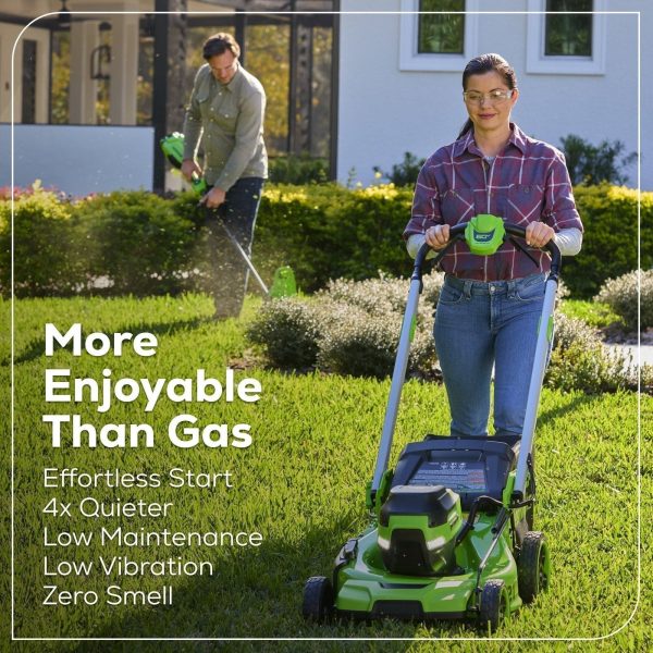 ad4ca5ae-e702-4147-89d7-315152c8fe0d.0cc0d1e738b8173664e7e4e1d36cfa66.jpg Greenworks 60V 21″ Self Propelled Lawn Mower with (1) 8.0 Ah Battery & Rapid Charger 2546402