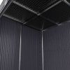 Suncast Modernist® 8 ft. x 7 ft. Dual Barn Door Storage Shed