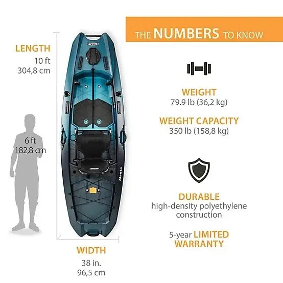 d2-7-1.jpg Aurora Fusion Lifetime Manta 10 ft. Sit-On-Top Angler Kayaks