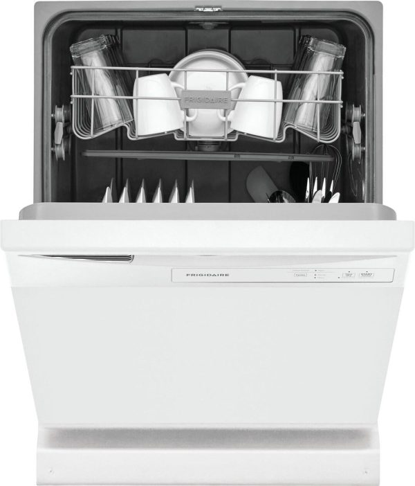 Frigidaire FDPC4221AW 24″ Built-In Dishwasher, Front Control, White