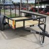 dsc08375.jpg 5×8 Powder Coated Dovetail Utility Trailer Single 3,500lb Axle