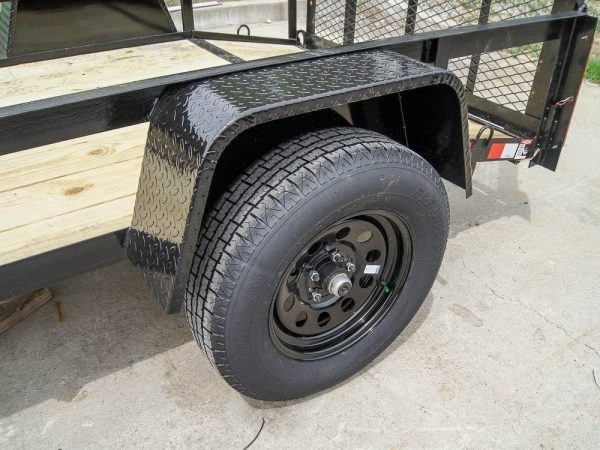 dsc08376.jpg 5×8 Powder Coated Dovetail Utility Trailer Single 3,500lb Axle