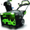 ego-1_fe11eaee-bd72-4c33-8106-d9d19bda9725.jpg EGO Power+ 21-Inch Cordless Snow Blower, 56V, Steel Auger, (2) 5.0Ah Batteries & Charger