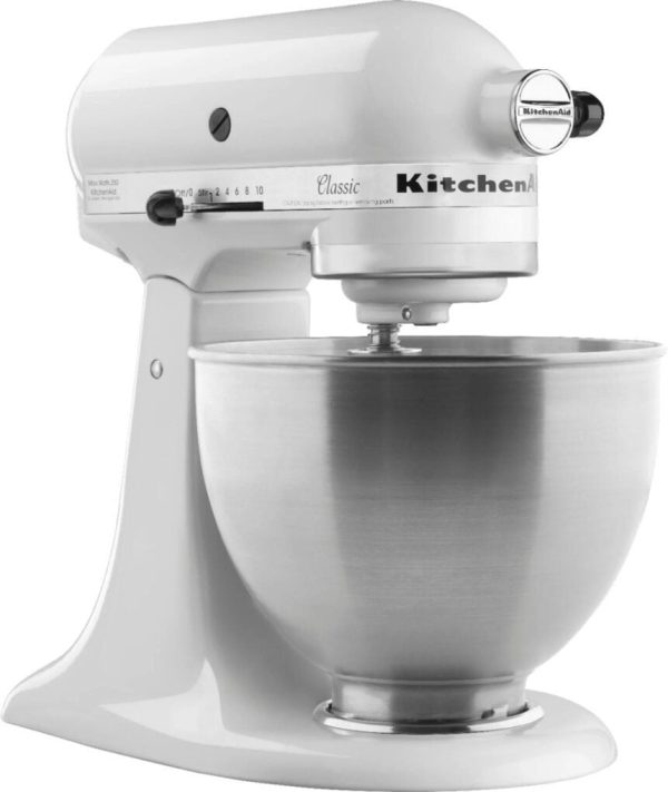 gfjy.jpg KitchenAid – Classic Series 4.5 Quart Tilt-Head Stand Mixer – White