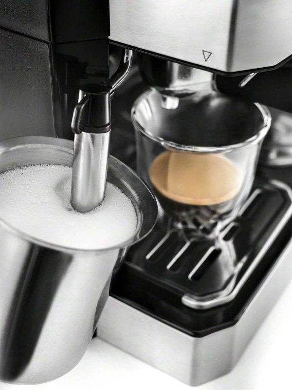 De’Longhi COM530M – Digital All-in-One Combination Coffee and Espresso Machine – Black and Stainless Steel