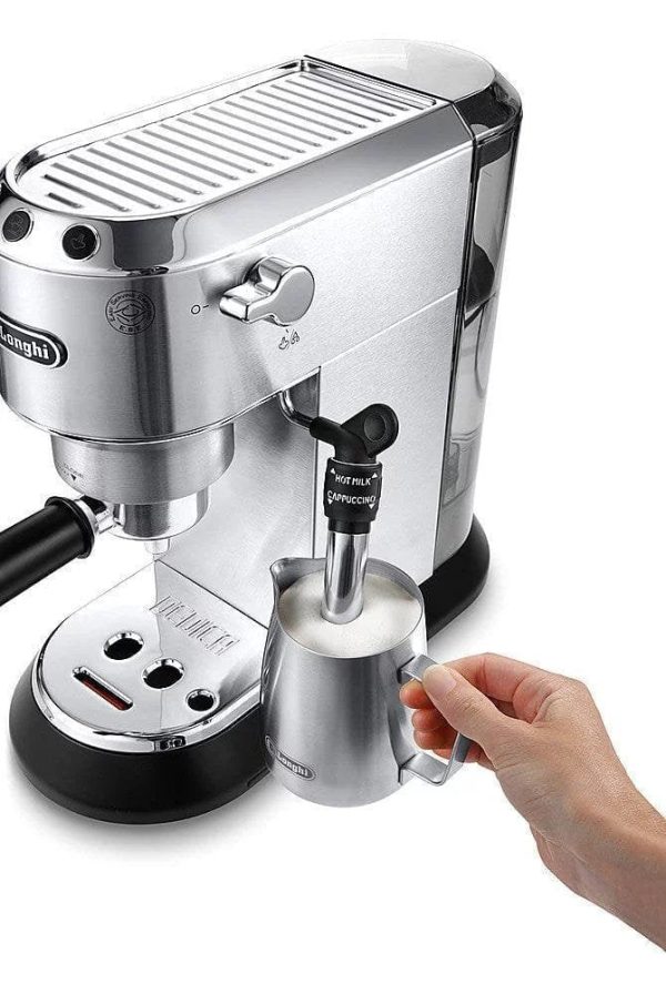 img-1274.jpg De’Longhi – DEDICA Espresso Machine with 15 bars of pressure and Milk Frother – Metal