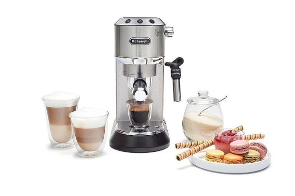 img-1277.jpg De’Longhi – DEDICA Espresso Machine with 15 bars of pressure and Milk Frother – Metal