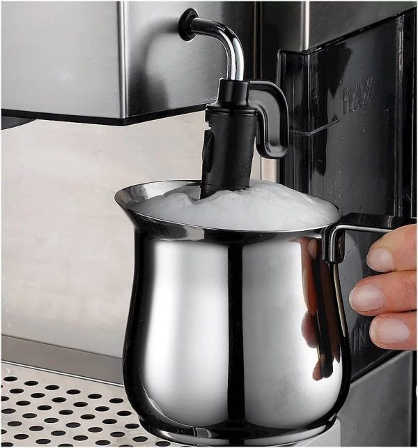 img-1301.jpg De’Longhi – Espresso Machine with 15 bars of pressure, Milk Frother and removable water tank – Stainless Steel