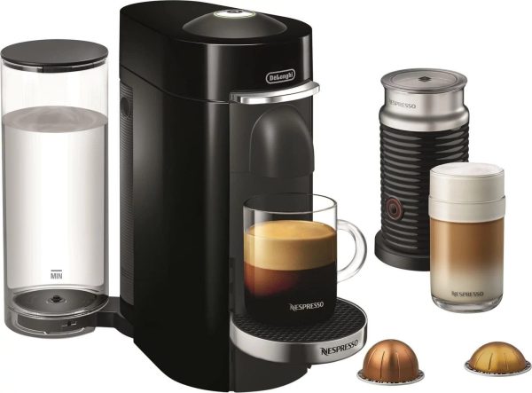 img-1307.jpg De’Longhi – Nespresso Vertuo Plus Deluxe Coffee and Espresso Maker by De’Longhi, Piano Black with Aeroccino Milk Frother – Piano Black