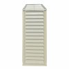 DuraMax 10.5ft x 2.75ft SidePro Vinyl Shed with Foundation Kit
