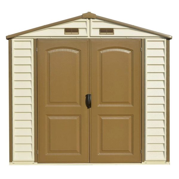 img-1366.jpg DuraMax 8ft x 6ft Storeall Vinyl Shed with Foundation Kit and window