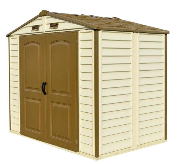 img-1367.jpg DuraMax 8ft x 6ft Storeall Vinyl Shed with Foundation Kit and window