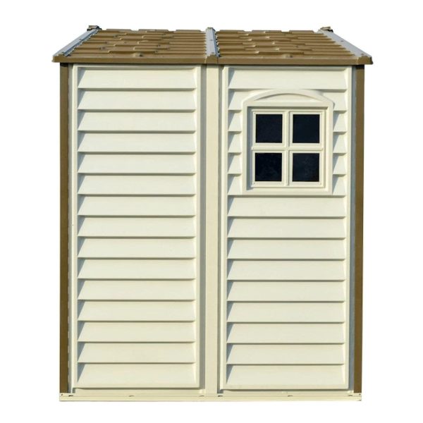 img-1370.jpg DuraMax 8ft x 6ft Storeall Vinyl Shed with Foundation Kit and window