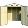 img-1371.jpg DuraMax 8ft x 6ft Storeall Vinyl Shed with Foundation Kit and window