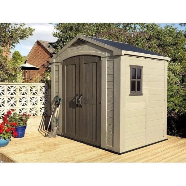 img-1471.jpg Factor 8 ft. W x 6 ft. D Plastic Storage Shed