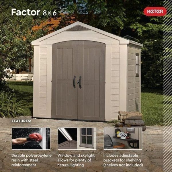 img-1481.jpg Factor 8 ft. W x 6 ft. D Plastic Storage Shed