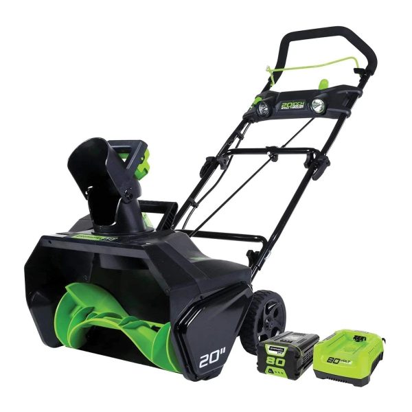 img-1593.jpg Greenworks Pro 80V 20 inch Snow Thrower with 2Ah Battery and Charger