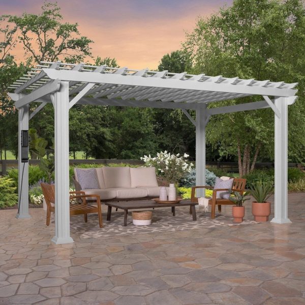 img-1646.jpg Hawthorne Traditional Steel Pergola With Sail Shade Soft Canopy 14×12