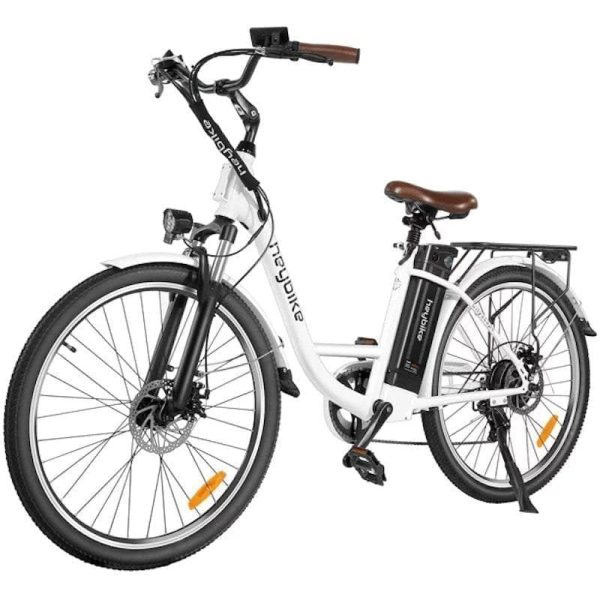 img-1660.jpg Heybike Cityscape Electric Bicycle, 26 In. 350W Motor City Cruiser Bicycle, 40 Miles Battery, 7-Speed and Dual Shock Absorber