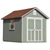 img-1715.jpg Installed Meridian 8 ft. x 10 ft. Wood Storage Shed with Autumn Brown Shingles