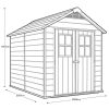 img-1866.jpg Keter Newton 7ft 6″ x 9ft 5″ (2.3 x 2.9m) Storage Shed