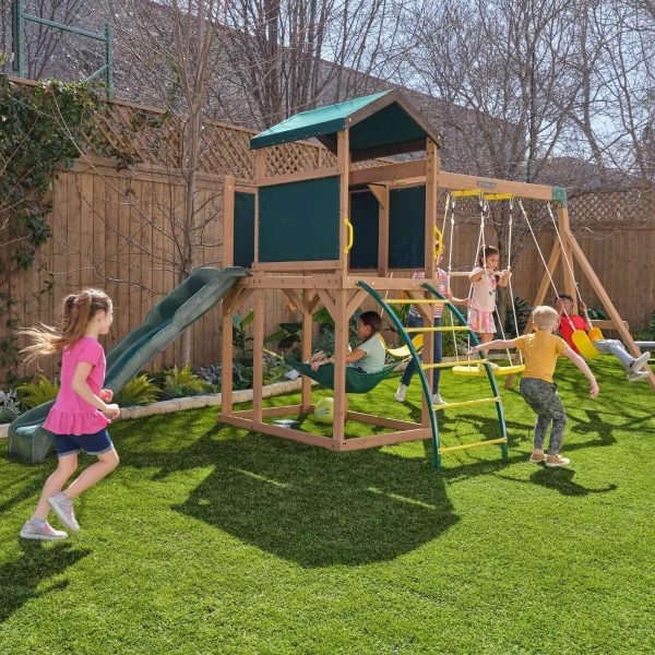 img-1899.jpg Kidkraft Hideaway Haven Swing Set