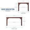 14×10 Brockton Pergola