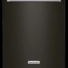 KitchenAid – Top Control Built-In Dishwasher with Stainless Steel Tub, FreeFlex Third Rack, 44dBA – Black stainless steel