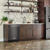 KitchenAid – Top Control Built-In Dishwasher with Stainless Steel Tub, FreeFlex Third Rack, 44dBA – Black stainless steel