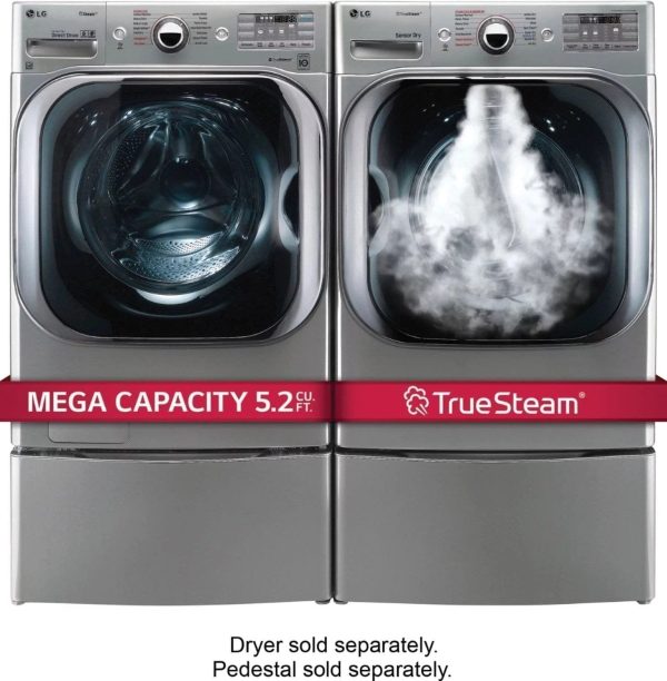 img-2053.jpg LG – 5.2 Cu. Ft. High Efficiency Front-Load Washer with Steam and TurboWash Technology – Graphite steel