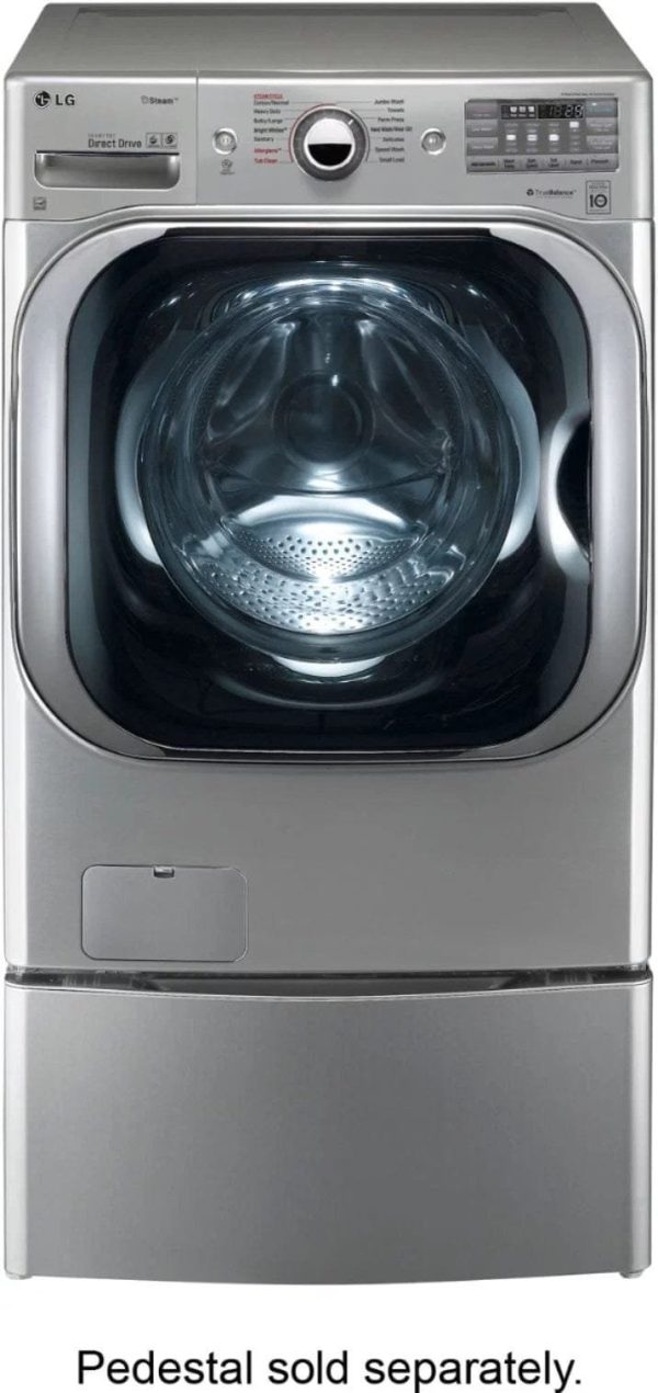 img-2054.jpg LG – 5.2 Cu. Ft. High Efficiency Front-Load Washer with Steam and TurboWash Technology – Graphite steel