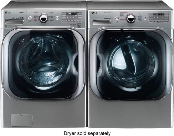 img-2055.jpg LG – 5.2 Cu. Ft. High Efficiency Front-Load Washer with Steam and TurboWash Technology – Graphite steel