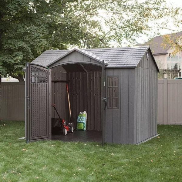 img-2135.jpg Lifetime 10ft x 8ft Rough Cut Outdoor Storage Shed