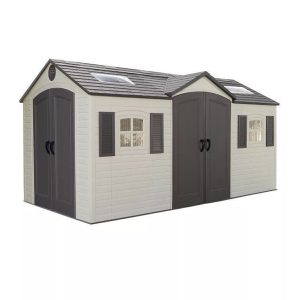 img-2179.jpg Lifetime 15′ x 8′ Dual-Entry Outdoor Storage Shed