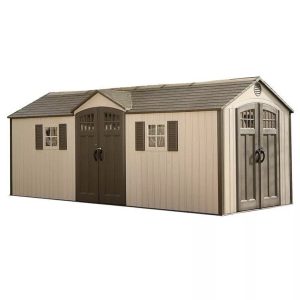 img-2217.jpg Lifetime 20′ x 8′ Outdoor Storage Shed Building Brown