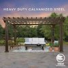 img-233.jpg 16×12 ashford traditional steel pergola with sail shade soft canopy