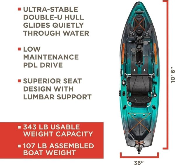 img-2492.jpg Old Town Sportsman PDL 106 Pedal Fishing Kayak