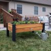 img-2607.jpg Raised planter 100% authentic teak wood