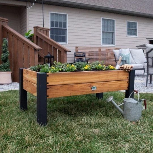 img-2607.jpg Raised planter 100% authentic teak wood