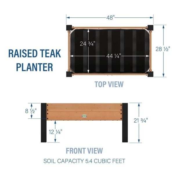 img-2612.jpg Raised planter 100% authentic teak wood