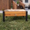 img-2613.jpg Raised planter 100% authentic teak wood