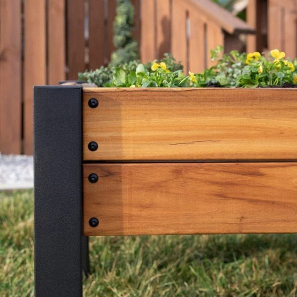 img-2615.jpg Raised planter 100% authentic teak wood