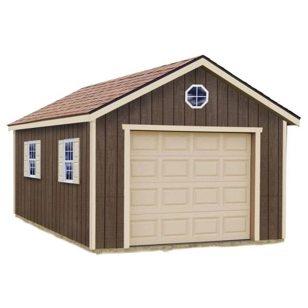 img-2753.jpg Sierra 12 ft. x 24 ft. Wood Garage Kit with Floor Installation Included