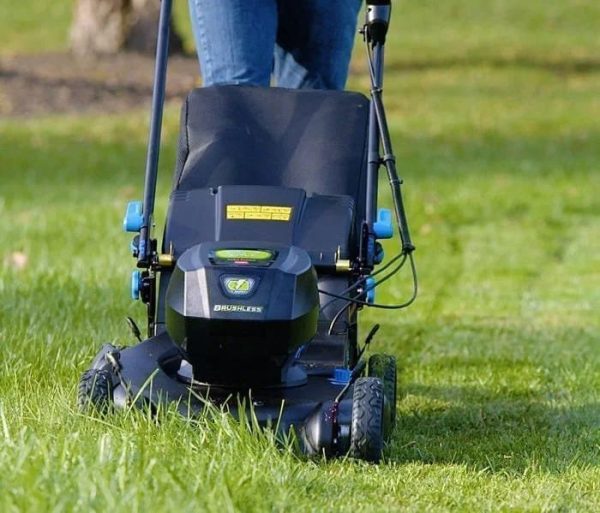 img-354.jpg 21 in. Super Recycler 60-Volt SmartStow Max Cordless Battery Walk Behind Mower 7.5 Ah Battery and Charger Included